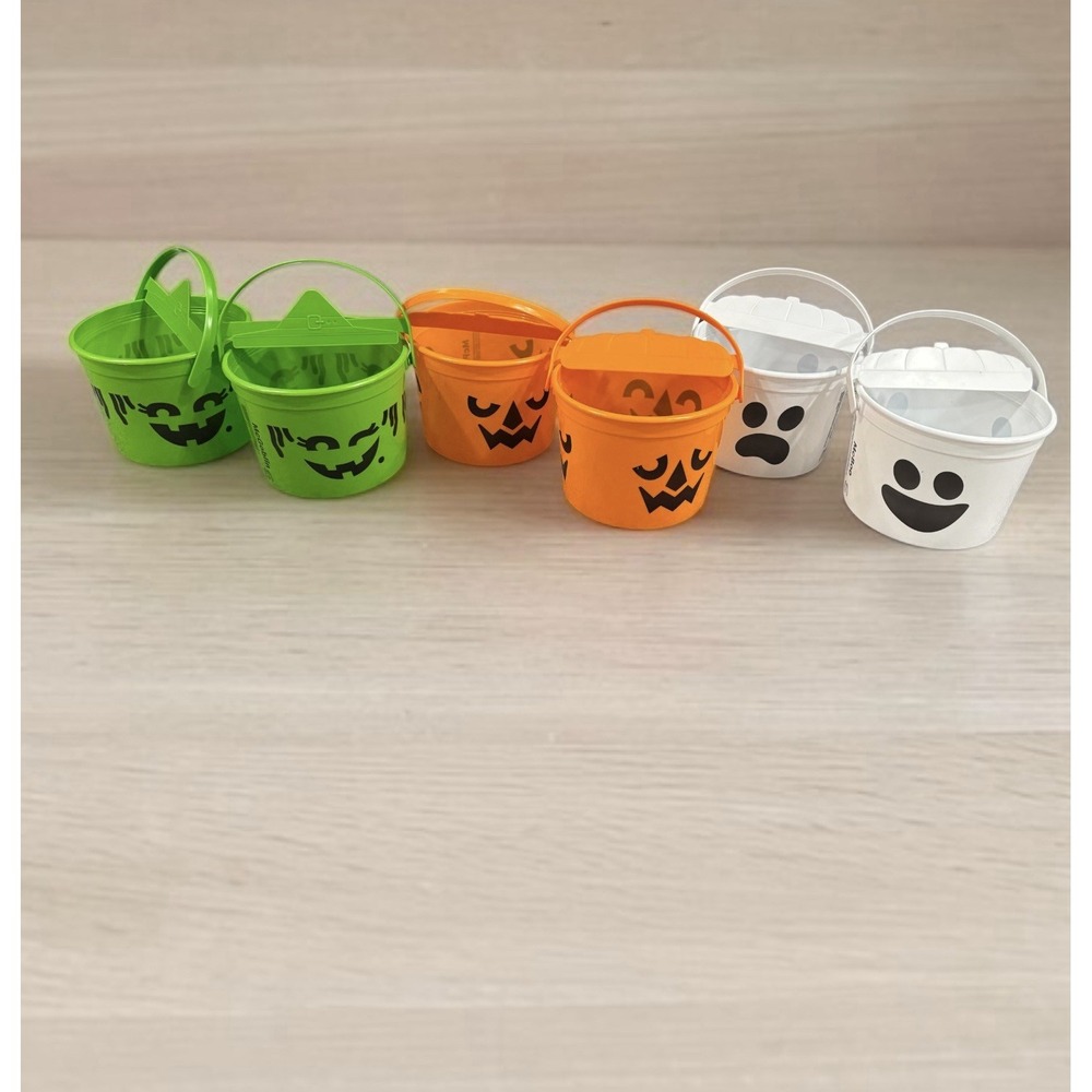 McDonalds Boo Buckets Set Of 6 2022 Happy Meal Toy Buckets